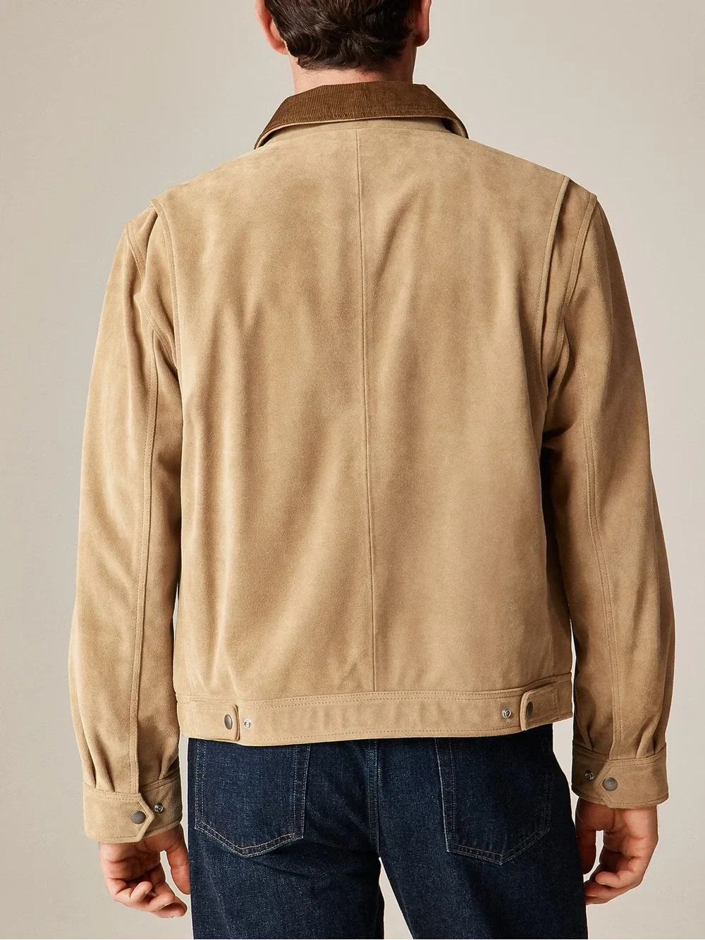 J.‎ CREW Limited-edition Wallace & Barnes work jacket in Italian suede M $798